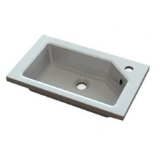 РАКОВИНА НАКЛАДНАЯ FANCY MARBLE JESSICA 500, БЕЛАЯ